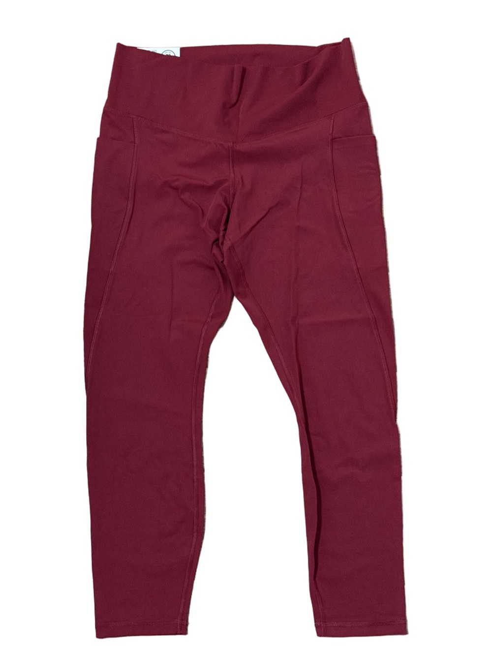 Women’s Burgundy Active Leggings